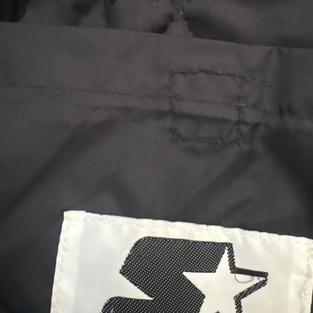 STARTER Black and Blue Puffer Jacket